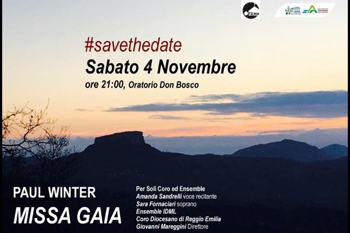 Missa Gaia – 4 novembre 2017