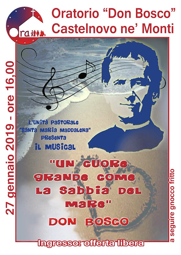 Musical: “Un cuore grande come la sabbia del mare” – 27 gennaio 2019