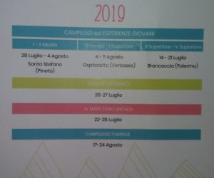 Campeggi Estate 2019