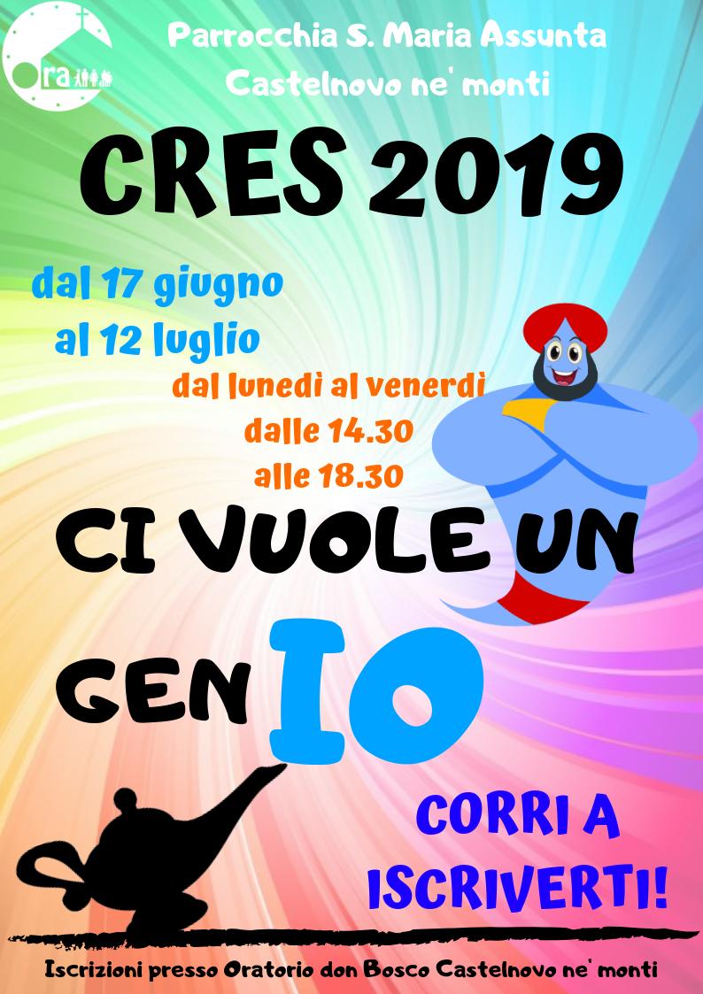 CRES 2019 – Ci vuole un genio