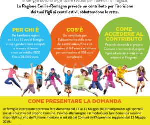 Contributo regionale per il Centro Estivo