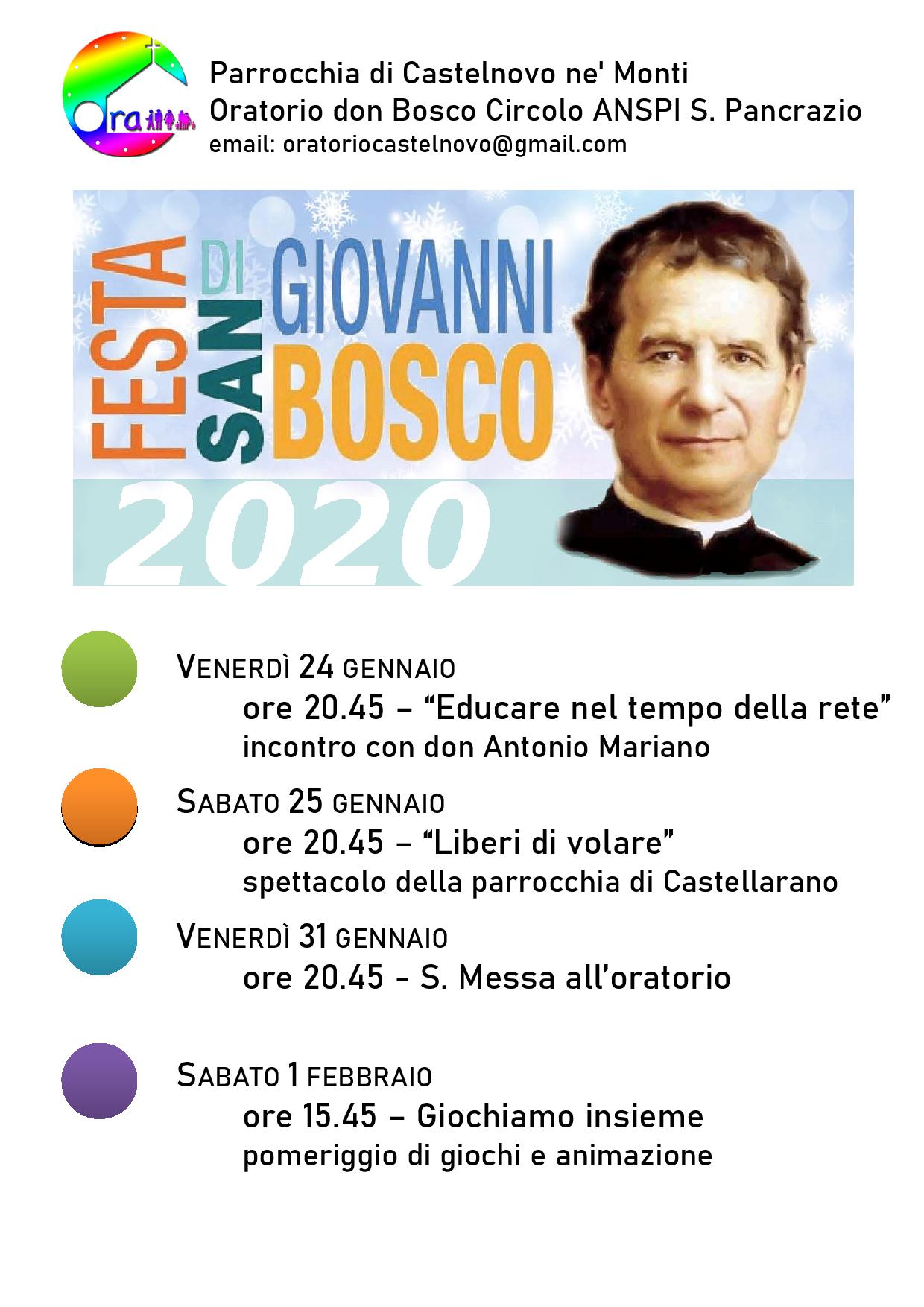 Festa di S. Giovanni Bosco